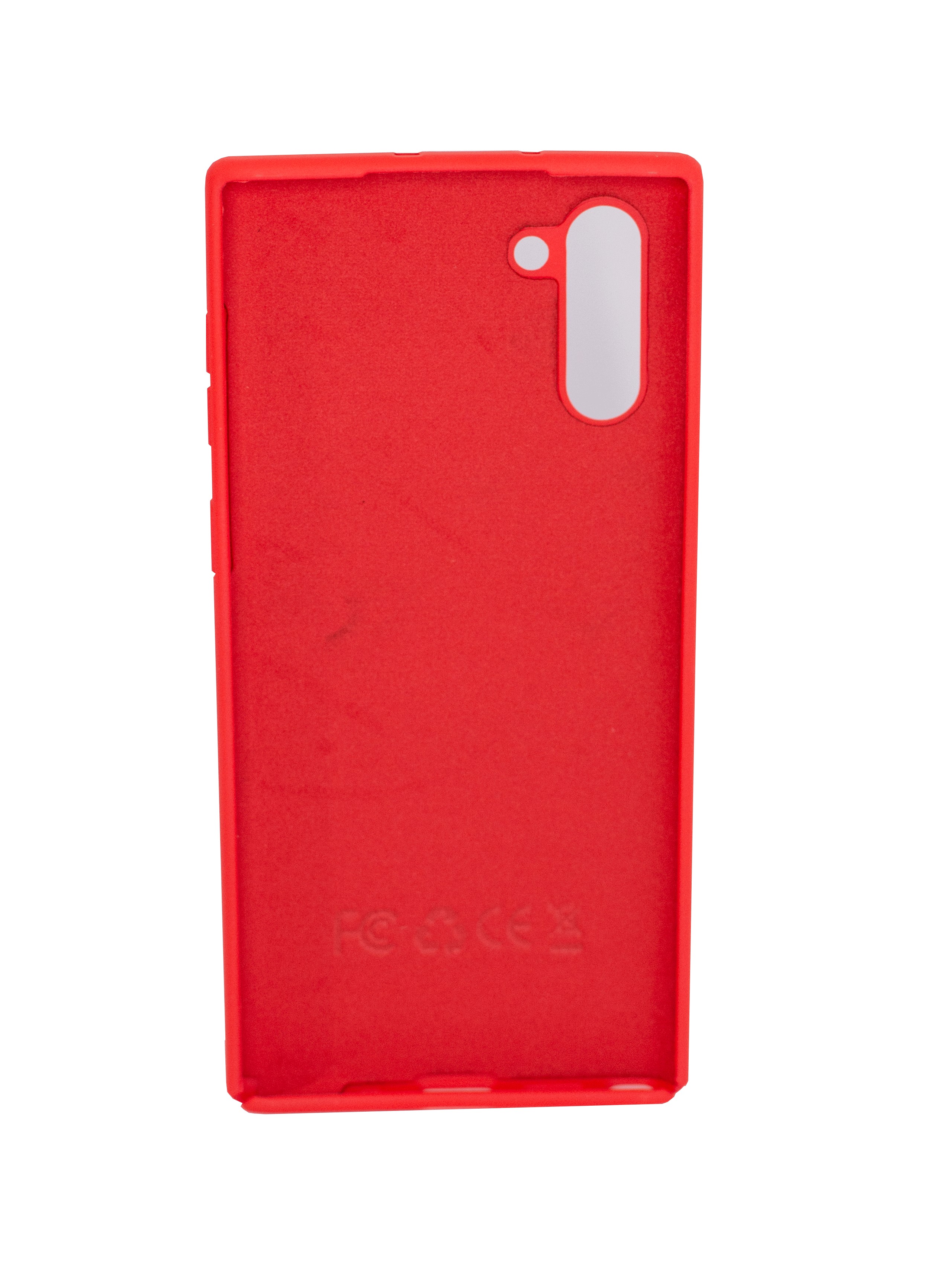 Protectores para celular  para Samsung  Note 10 Funda de silicona con felpa Rojo